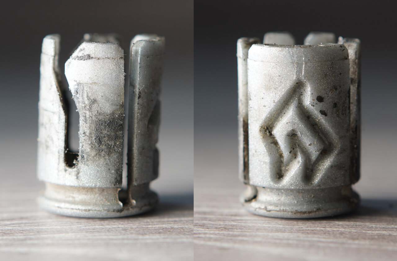 Original plastic piece from inside the wheel.